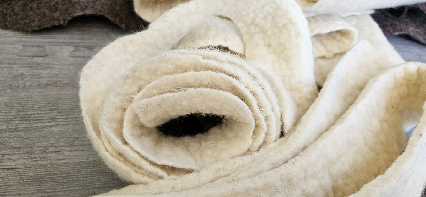 Wool felt pieces