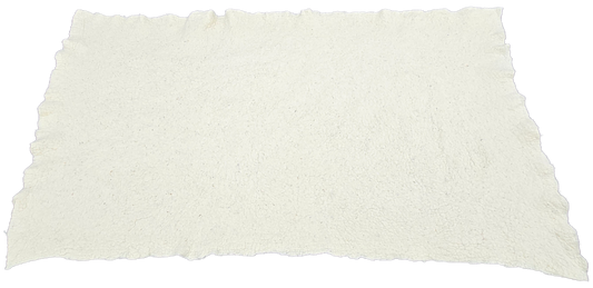 Ivory wool bed felt